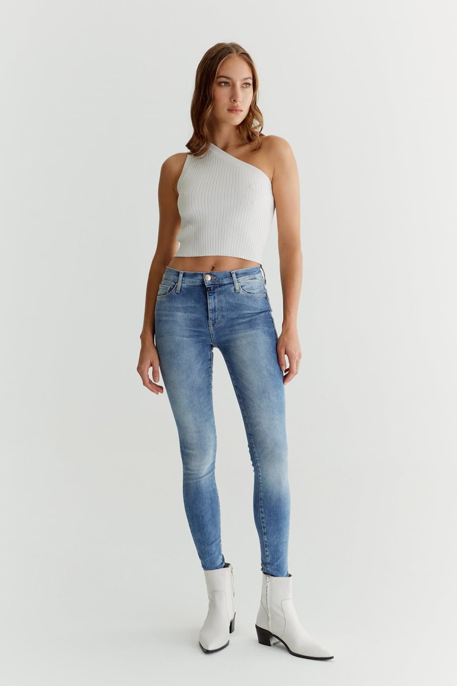 C.O.J - Cup of Joe Denim Jeans | Skinny Jeans Sophia - Medium Blue