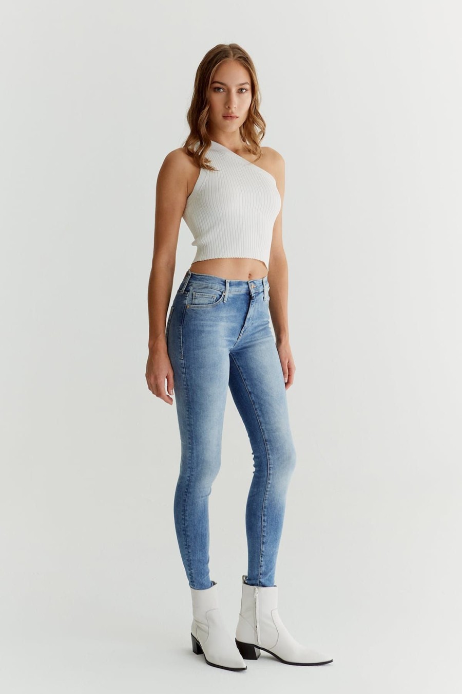 C.O.J - Cup of Joe Denim Jeans | Skinny Jeans Sophia - Medium Blue