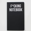 We Act Company Bucher & Schreibwaren | Notizbuch F*Cking Notebook Schwarz