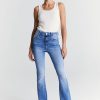 C.O.J - Cup of Joe Denim Jeans | Ultra High Waist Flare Jeans Matilda - Medium Blue