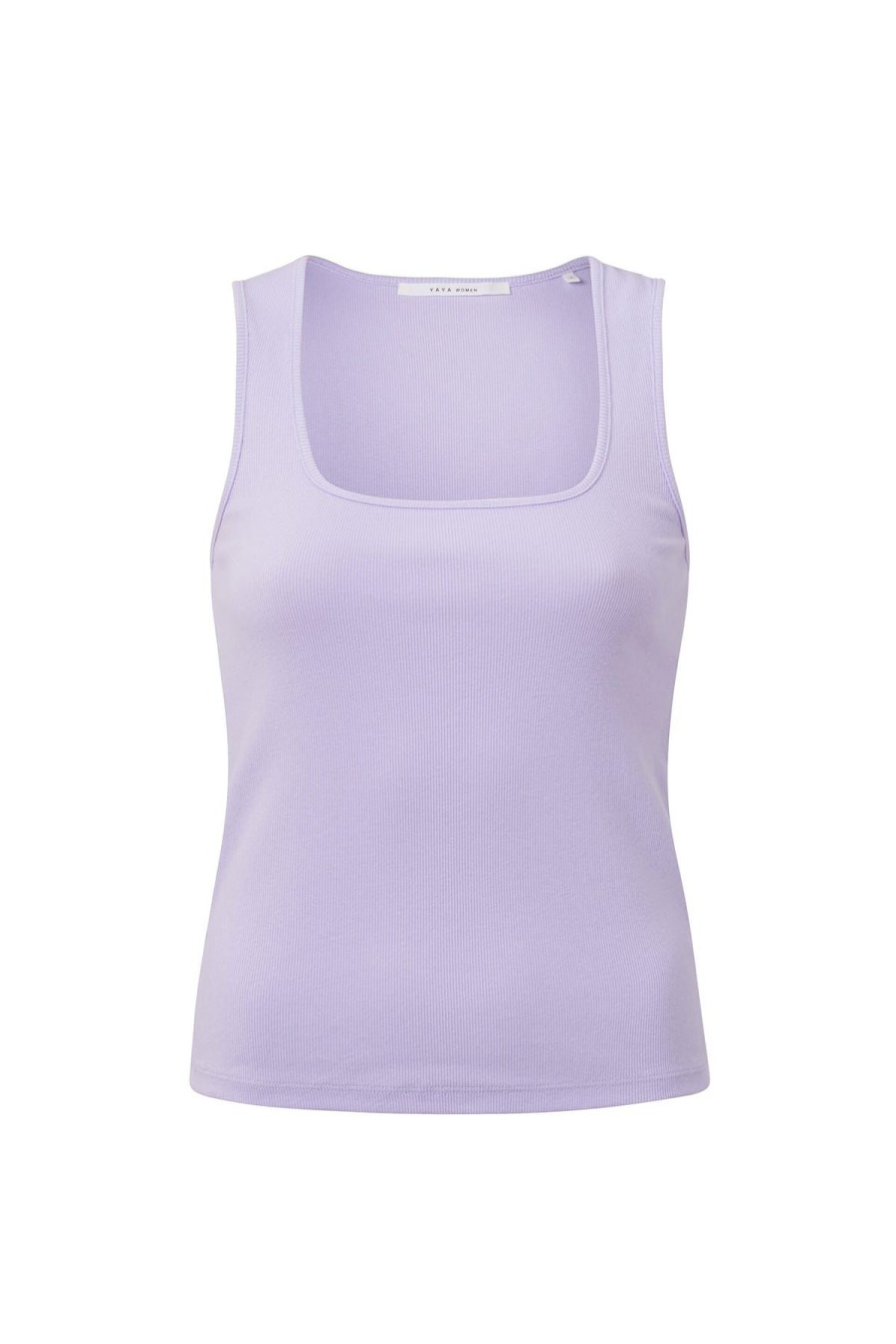 YAYA Tops & T-Shirts | Top Mit Eckigem Ausschnitt Lavender Purple Lila