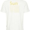 Casual Friday T-Shirts | T-Shirt Cfthor Tee With Sun Print Snow White Weiss