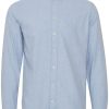 Casual Friday Hemden | Hemd Cfanton Ls Bd Fil A Fil Shirt Chambray Blue Blau