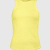 With Black Tops & T-Shirts | Tank Top Wblrita Ripped Yellow Iris Gelb