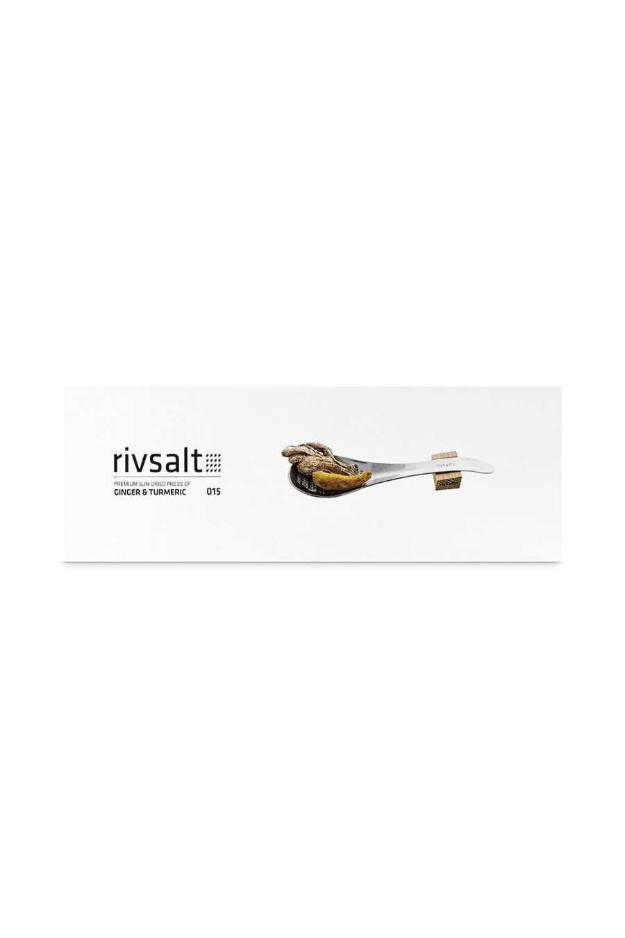 RIVSALT Food | Rivsalt Ginger & Turmeric - Edelstahl-Reibeloffel Incl. Ingwer & Kurkuma