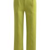 Milano Hosen | Hose Mit Weitem Bein Und Gummizug Im Rucken Lime Grun