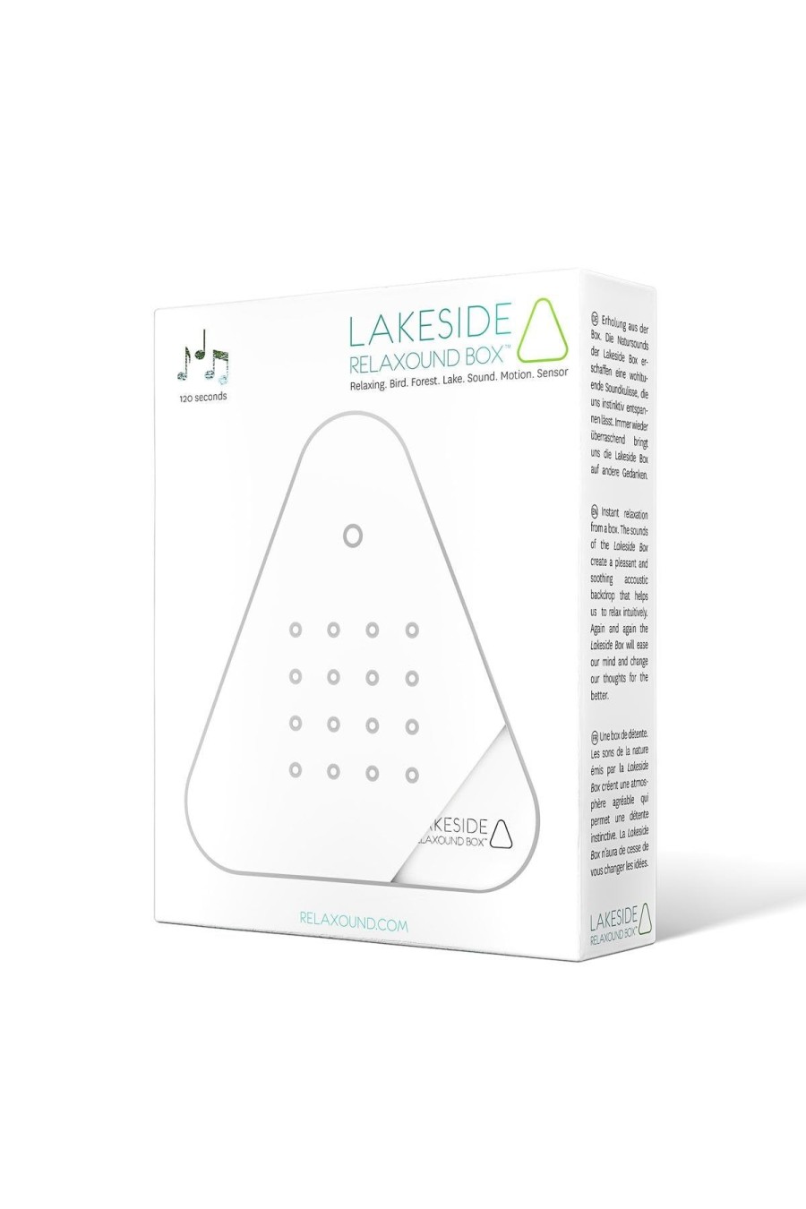 Relaxound Wohnaccessoires | Bewegungsmelder Lakesidebox Weiss