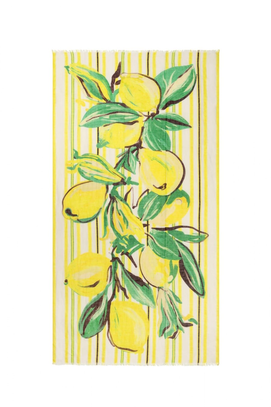 POM Amsterdam Tucher & Schals | Schal Lemon Tree Yellow Gelb