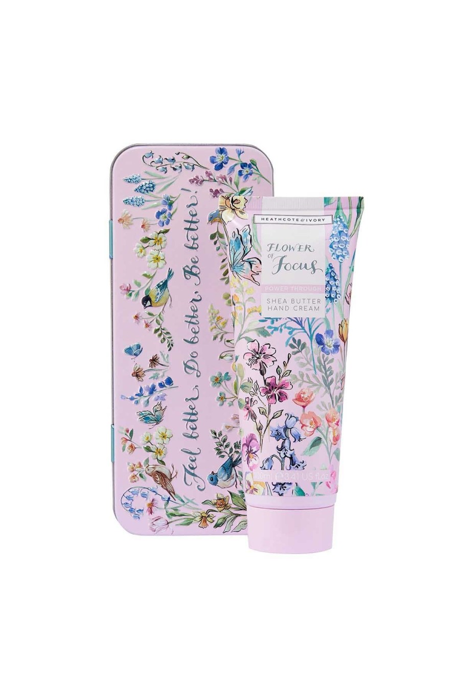 Heathcote & Ivory Handcremes | Flower Of Focus - Handcreme In Der Dose - 100 Ml Tube, Lavendel, Suse Orange & Rosmarin