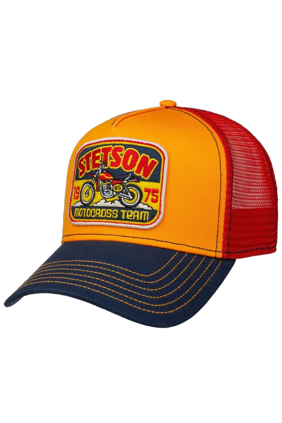 Stetson Hute & Cappies | Baseballcap Trucker Cap Motocross Team Multicolor