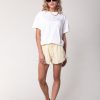 Colourful Rebel Tops & T-Shirts | T-Shirt Summer Essence Boxy Tee Standard White Weiss