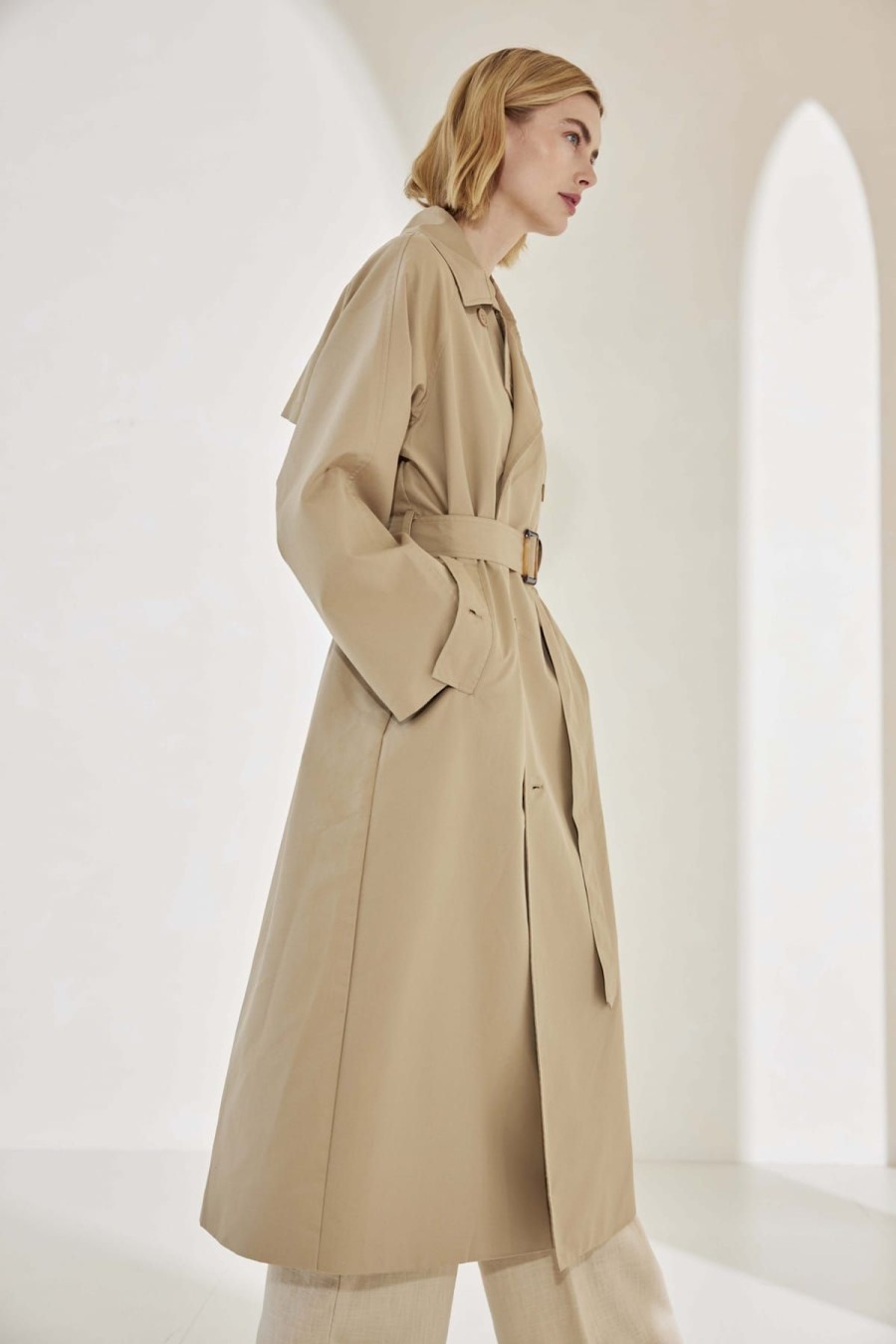 JC Sophie Jacken & Mantel | Trenchcoat Countess Coat Sand Beige