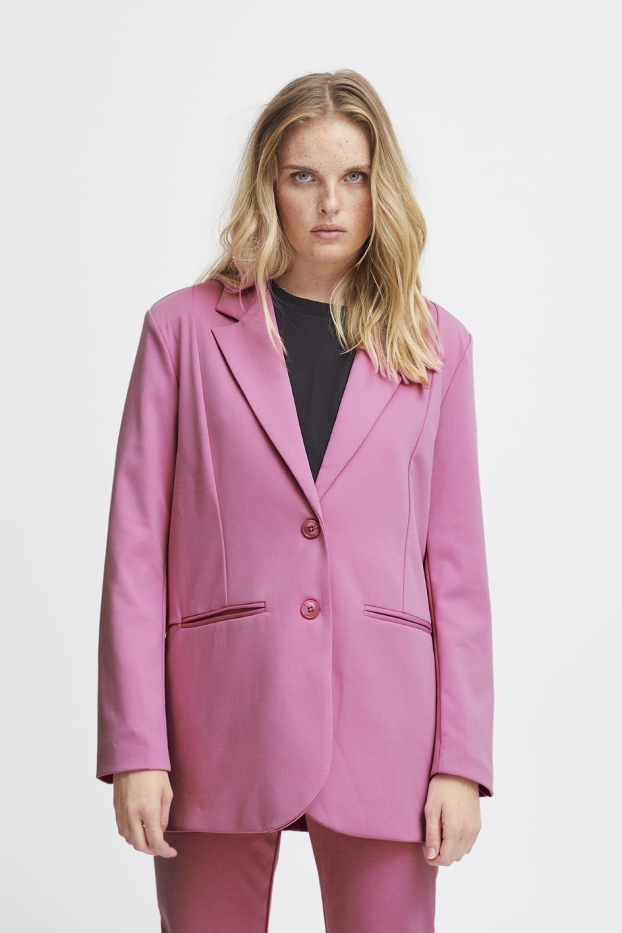 ICHI Blazer & Westen | Blazer Ihkate Sus Oversize Bl Super Pink