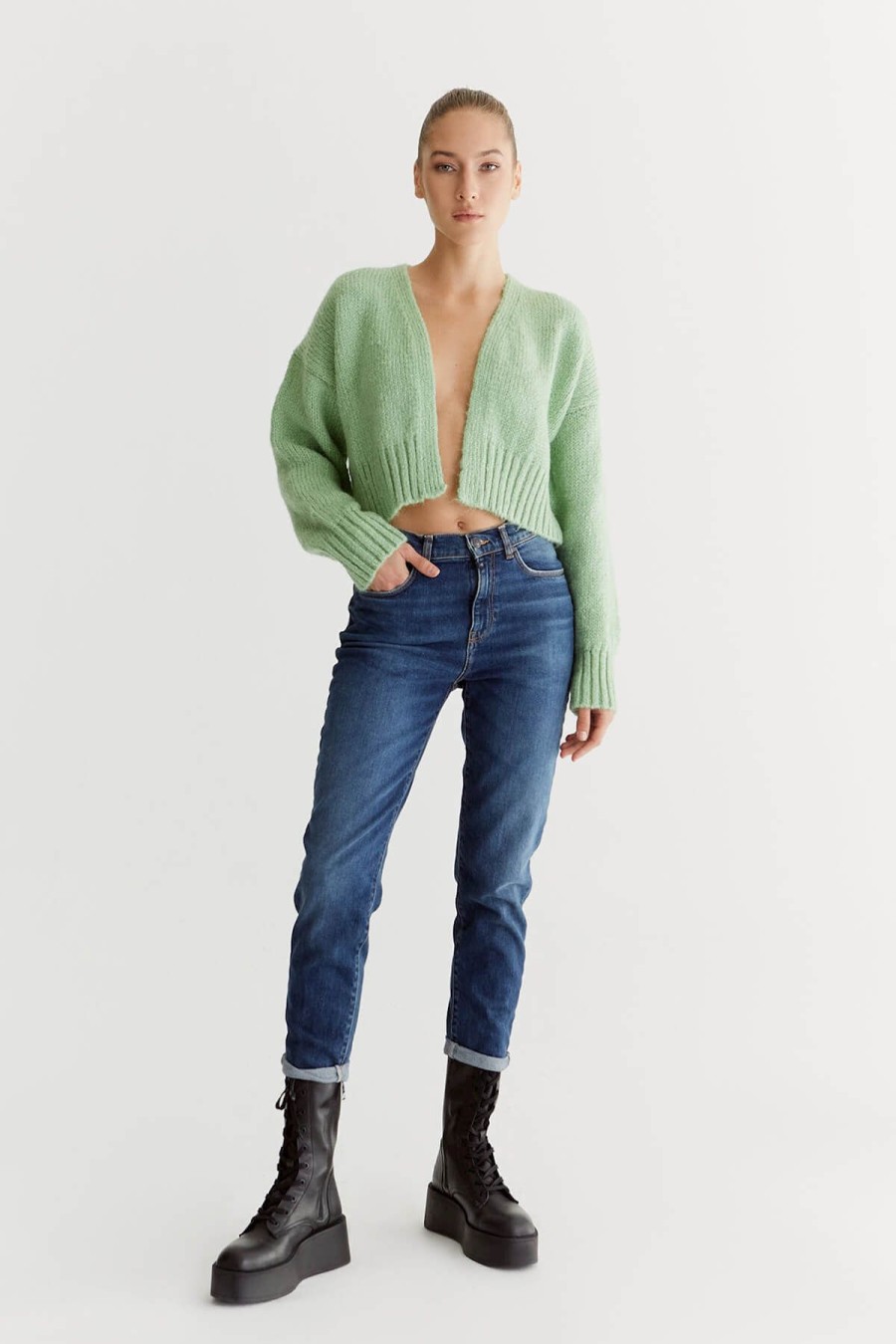 C.O.J - Cup of Joe Denim Jeans | Lynn Mom Jeans - Astra Blue