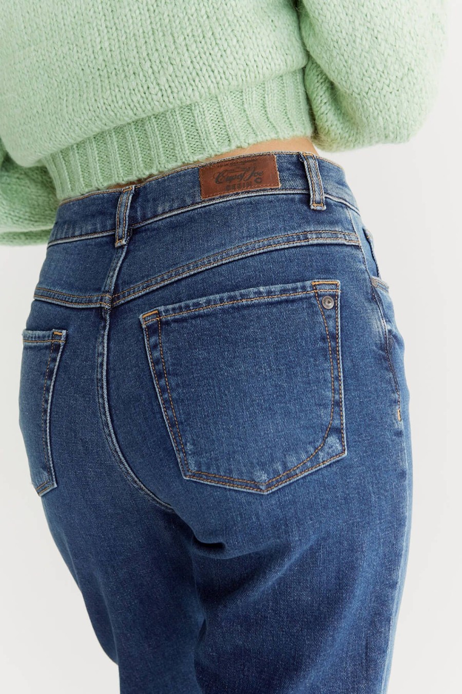 C.O.J - Cup of Joe Denim Jeans | Lynn Mom Jeans - Astra Blue