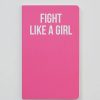 We Act Company Bucher & Schreibwaren | Notizbuch Fight Like A Girl Pink