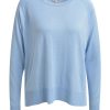 Milano Strick & Cardigans | Pullover Mit Rundhalsausschnitt Und Raglanarmeln Sky Blau