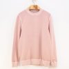 Colours&Sons Sweatshirts & Pullover | Sweatshirt Crewneck-Garment Dyed Powder Rosa