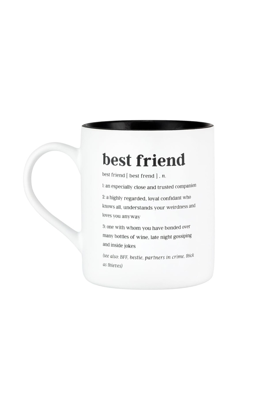 About Face Designs Kuchenutensilien | Tasse Best Friend Weiss