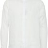 Casual Friday Hemden | Hemd Anton Ls Cc Linen Shirt Bright White Weiss