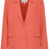 ICHI Blazer & Westen | Blazer Ihlexi Oversized Bl Hot Coral Pink