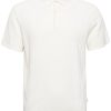 Casual Friday T-Shirts | T-Shirt Cfkarl Polo Ss Knit Ecru Creme