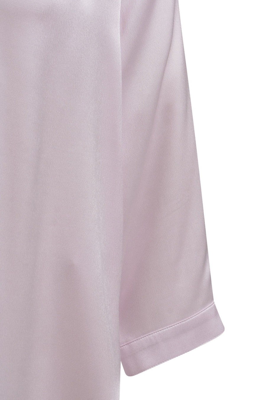 Milano Hemden & Blusen | Bluse Mit V-Ausschnitt Und 3/4 Armeln Blush Rosa