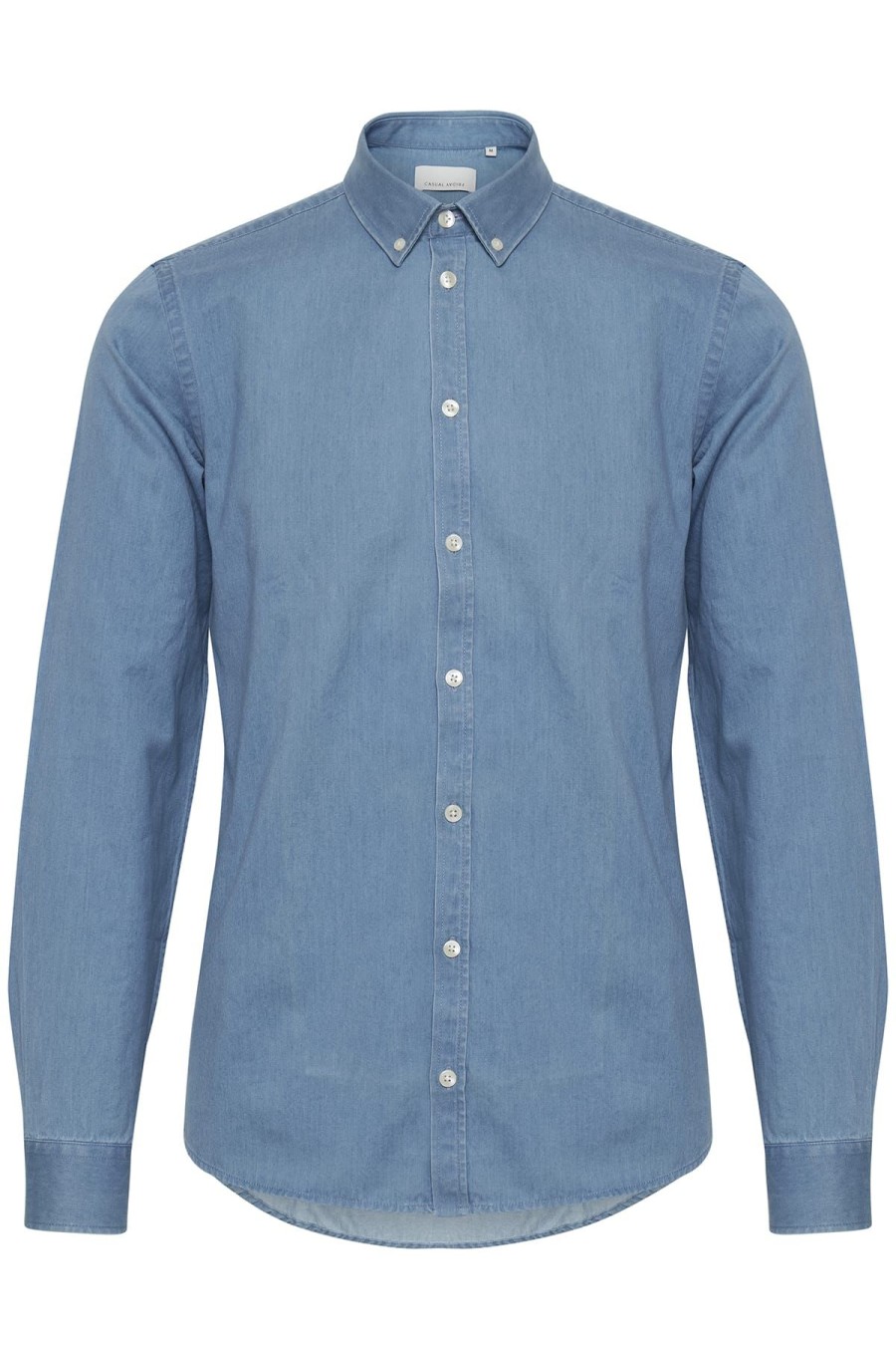 Casual Friday Hemden | Hemd Cfanton Bd Ls Denim Chambray Shirt Denim Light Blue Blau