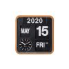 Karlsson Wohnaccessoires | Wanduhr Wall Clock Mini Flip Orange Casing, Black Dial Orange